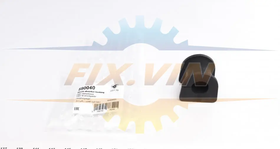 Втулка стабілізатора (переднього) MB Vito (W638) (d=24mm) HUTCHINSON 590040 (фото 1)
