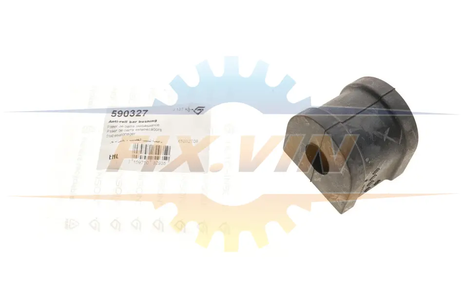 Втулка стабілізатора (переднього) BMW X3 (E83) 03-11 (d=21,5 мм) HUTCHINSON 590327 (фото 1)