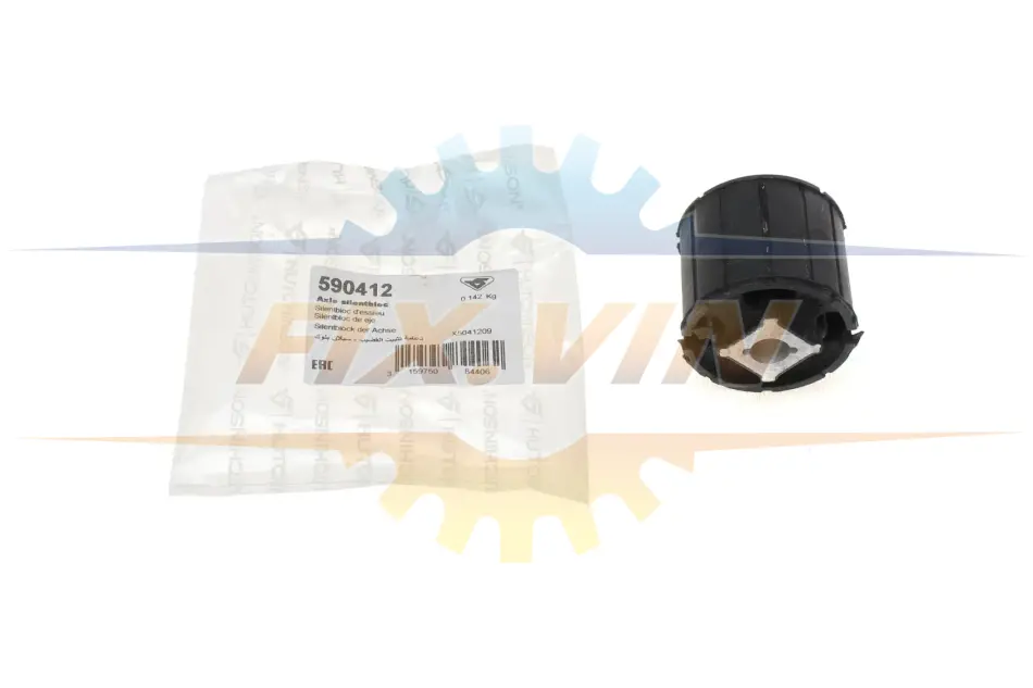 Сайлентблок балки (задньої/посередине) BMW 5 (E60/E61)/6 (E63/E64) 01-10 HUTCHINSON 590412 (фото 1)