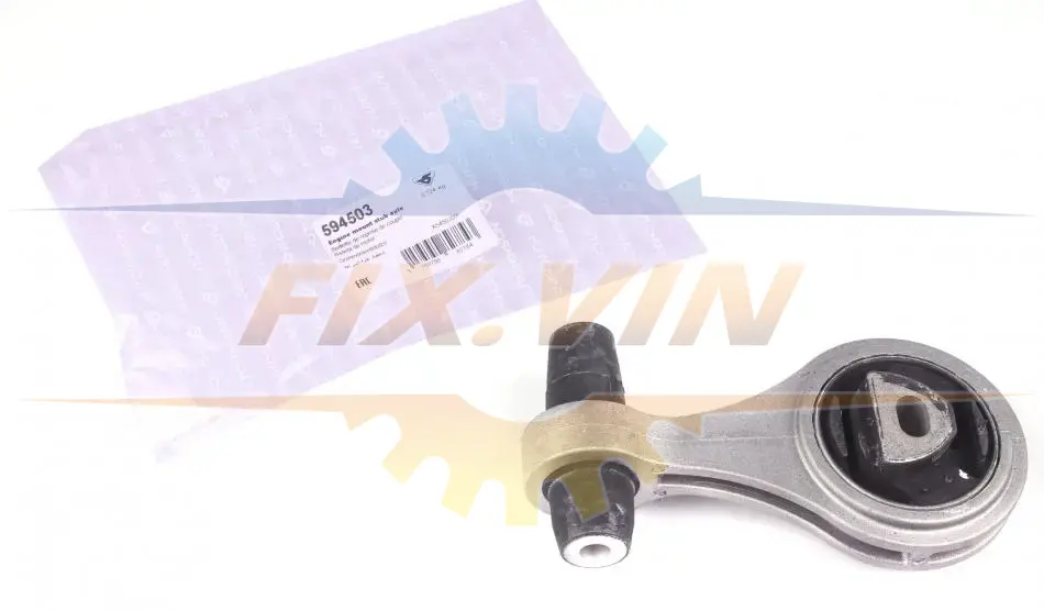 Подушка двигуна (задня/нижня) Fiat Doblo 1.2/1.9D/1.9JTD 01- (косточка) HUTCHINSON 594503 (фото 1)