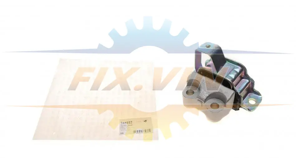 Подушка двигуна (задня) (L) Fiat Doblo 1.3 D 10- HUTCHINSON 594552 (фото 1)