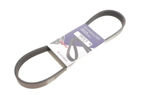 Ремінь генератора Citroen C4/Peugeot 307 1.6HDi 04- (6PK780) 780 K 6 HUTCHINSON 780K6