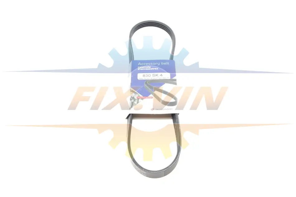 Ремінь генератора BMW 5 (E60) 2.5/3.0D 04-10 (M57) (4PK830) HUTCHINSON 830 SK 4 (фото 1)