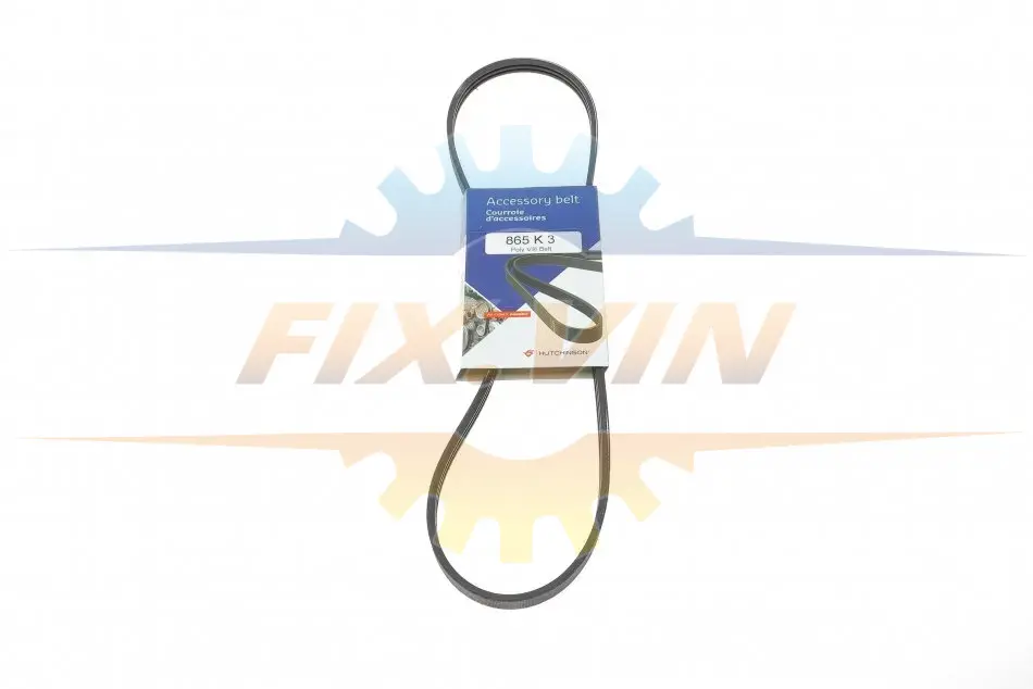 Ремінь генератора Nissan Almera 1.6 16V 03- 865 K 3 HUTCHINSON 865K3 (фото 1)