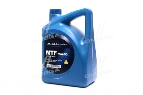 Олива трансміс. Mobis Hyundai/Kia MTF Gear Oil 75W-90 (Каністра 6л) HYUNDAI/KIA/MOBIS 04300-5L6A0