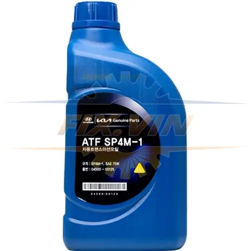 Олива трансмісійна ATF SP4-M1 1л HYUNDAI/KIA/MOBIS 0450000125EU (фото 1)