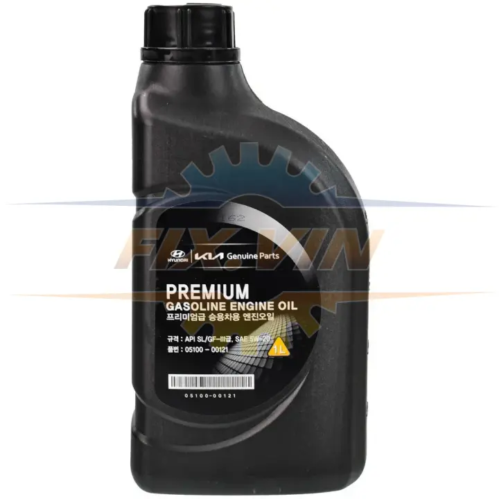 Олива моторна HYUNDAI-KIA Premium Gasoline 5W-20 1л HYUNDAI/KIA/MOBIS 05100-00121 (фото 1)
