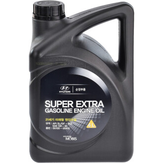 Олива моторна MOBIS Super Extra Gasoline 5W-30 4л HYUNDAI/KIA/MOBIS 05100-00410