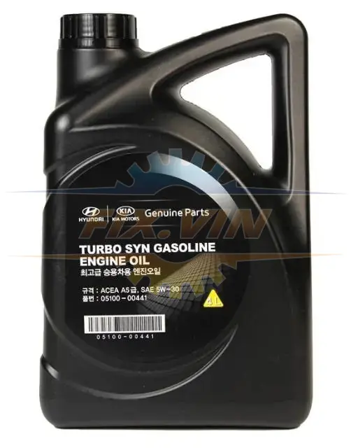 Олива моторна HYUNDAI-KIA Turbo SYN Gasoline 5W-30 4л HYUNDAI/KIA/MOBIS 05100-00441 (фото 1)