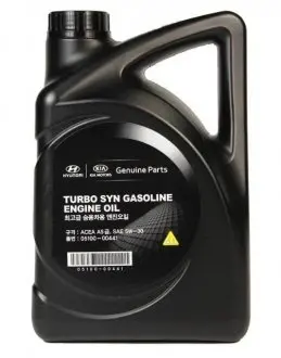 Олива моторна HYUNDAI-KIA Turbo SYN Gasoline 5W-30 4л HYUNDAI/KIA/MOBIS 05100-00441