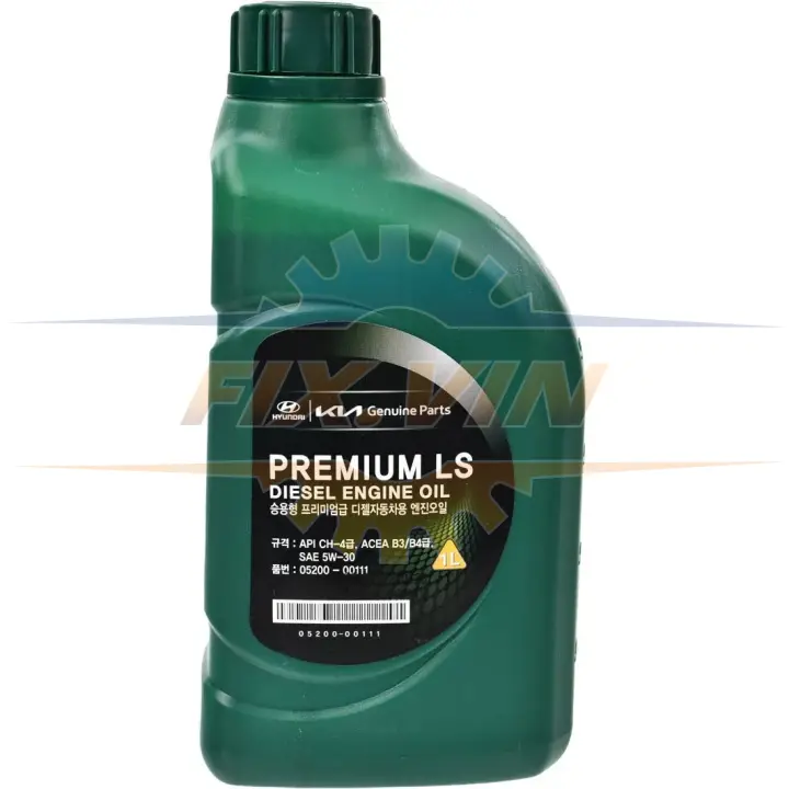 Олива моторна HYUNDAI/KIA Premium LS Diesel 5W-30 1л HYUNDAI/KIA/MOBIS 05200-00111 (фото 1)