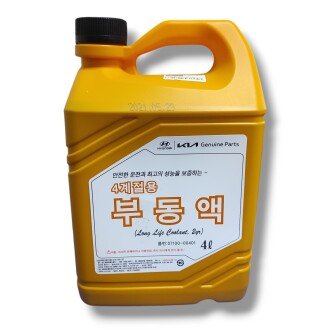 Антифриз HYUNDAI/KIA Long Life Coolant концентрат червоний 4л HYUNDAI/KIA/MOBIS 07100-00401