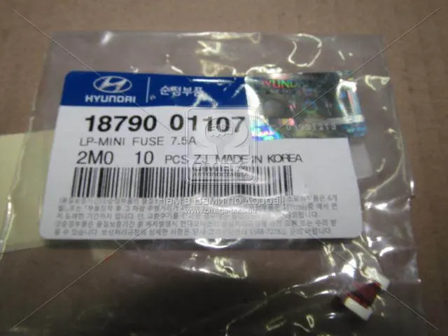 Запобiжник HYUNDAI/KIA/MOBIS 1879001107 (фото 1)