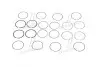 Кільця поршневі (0.50) HYUNDAI/KIA ACCENT/VERNA, GETZ, RIO (вир-во Mobis) HYUNDAI/KIA/MOBIS 2304026907 (фото 3)