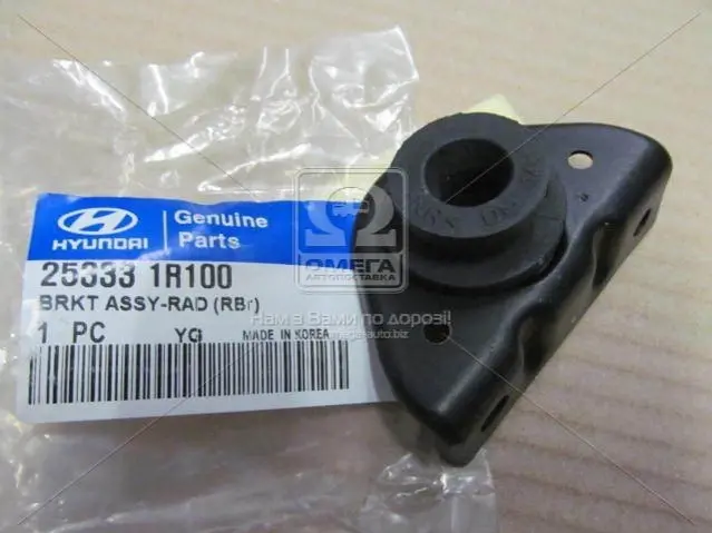 Кронштейн радіатора лівий (вир-во Mobis) HYUNDAI/KIA/MOBIS 253331R100 (фото 1)