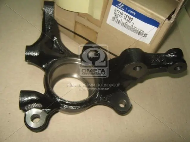Цапфа передня ліва Hyundai Accent/verna 06-12 (вир-во Mobis) HYUNDAI/KIA/MOBIS 51715 1E100 (фото 1)