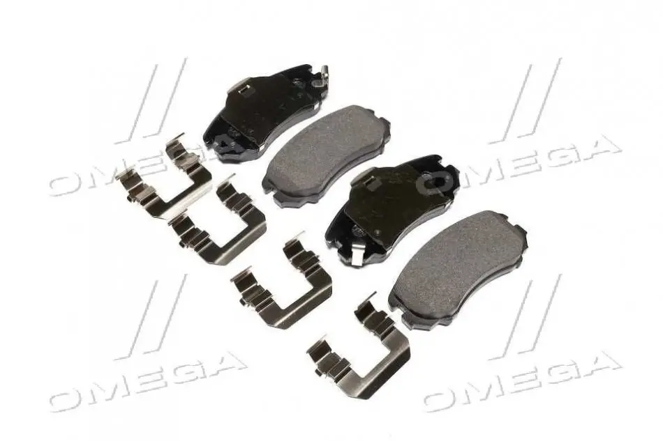 Колодки гальмівні дискові (вир-во Mobis) HYUNDAI/KIA/MOBIS 581011FE01 (фото 1)