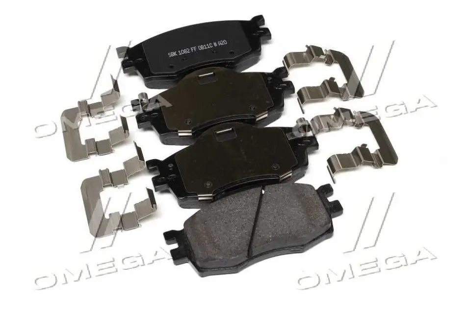 Колодки гальмівні дискові передні (вир-во Mobis) HYUNDAI/KIA/MOBIS 581011GE00 (фото 1)