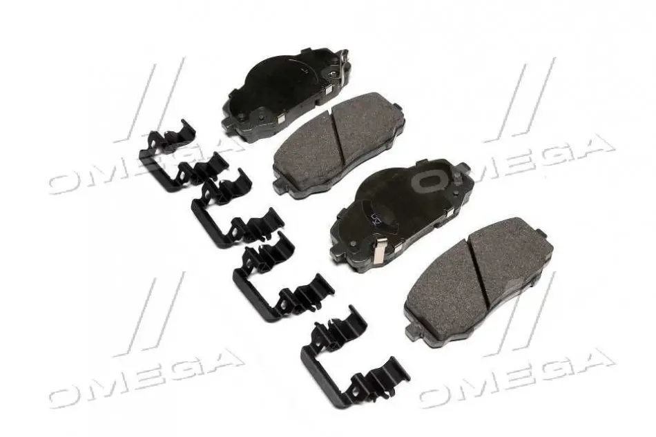 Колодки гальмівні дискові передні Hyundai I20 08- (вир-во Mobis) HYUNDAI/KIA/MOBIS 581011JA60 (фото 1)