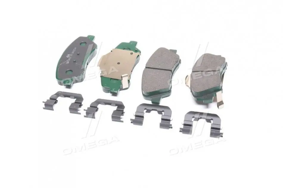 Комплект гальмівних колодок (вир-во Mobis) HYUNDAI/KIA/MOBIS 581011WA35 (фото 1)