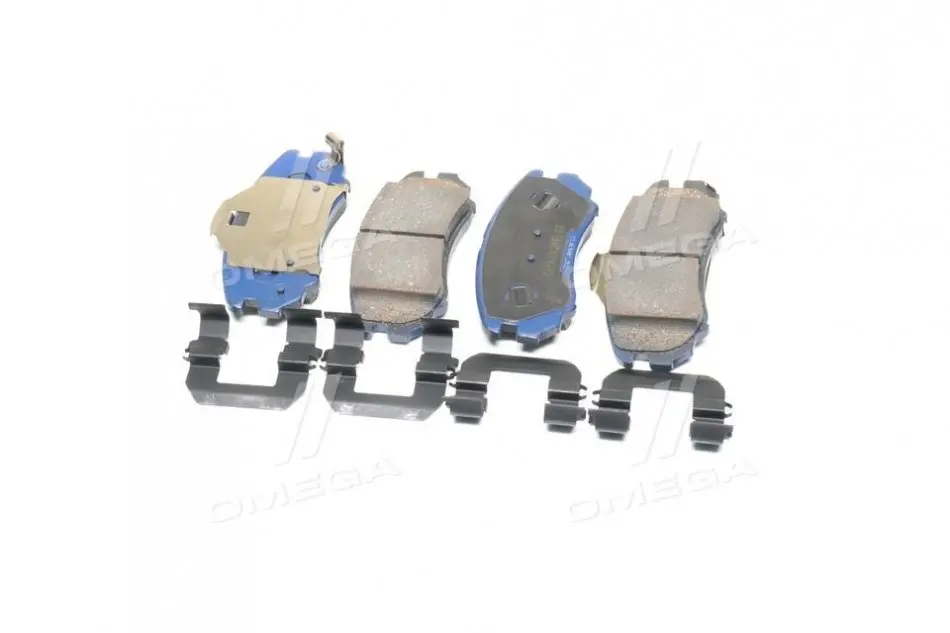 Колодки тормозные дисковые (пр-во Mobis) HYUNDAI/KIA/MOBIS 581012HA10 (фото 1)