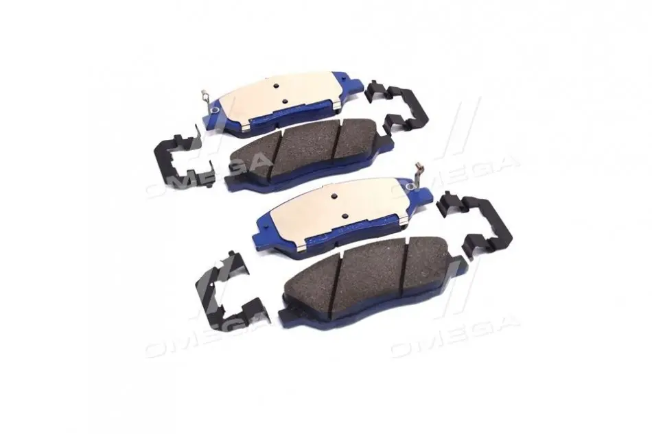 Колодки гальмівні дискові (вир-во Mobis) HYUNDAI/KIA/MOBIS 581012PA70 (фото 1)