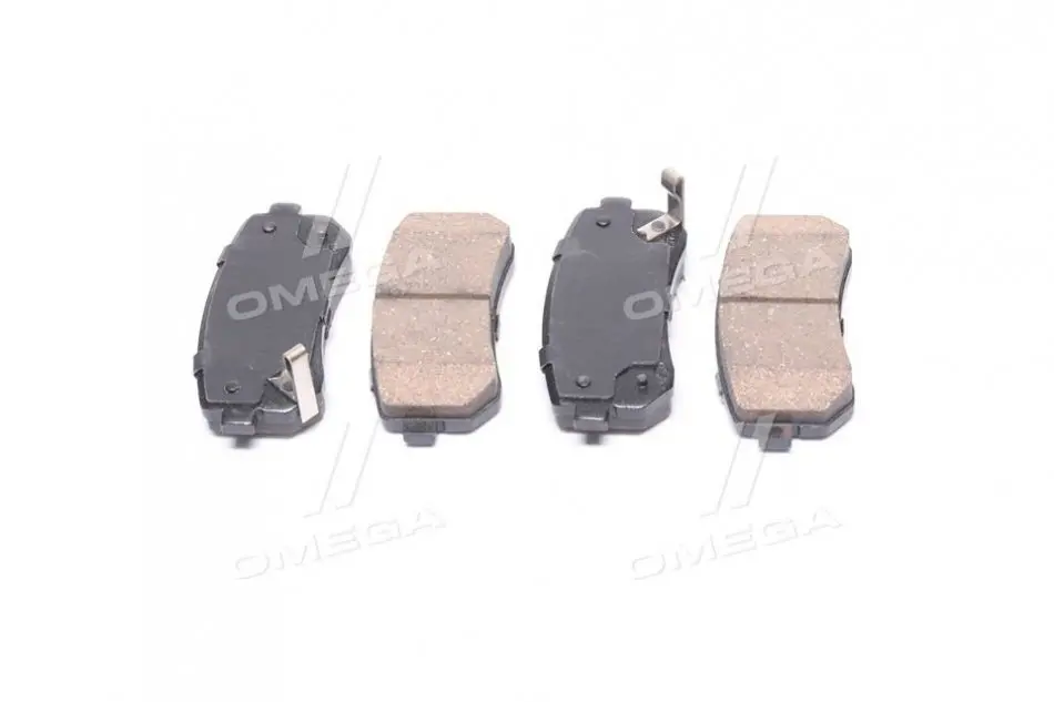 Колодки гальмівні дискові задні Hyundai Accent 06- (вир-во Mobis) HYUNDAI/KIA/MOBIS 583021GA00 (фото 1)
