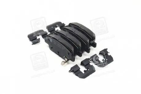 Колодки гальмівні задні дискові Hyundai Accent/Solaris/Kia Rio 11- (вир-во Mobis) HYUNDAI/KIA/MOBIS 583021RA30