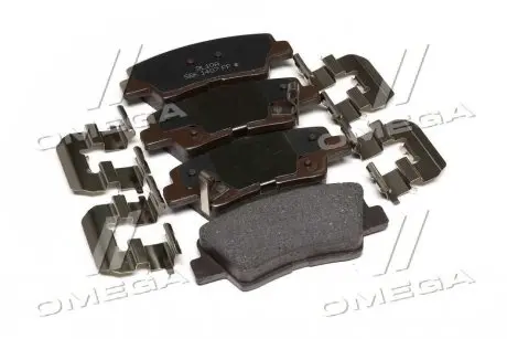 Колодки гальмівні дискові задні Hyundai Sonata 04- (вир-во Mobis) HYUNDAI/KIA/MOBIS 583023KA31