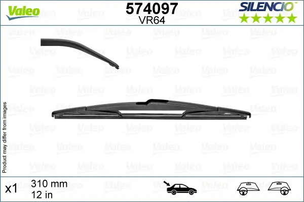 Щітка склоочисника заднього (98850-C5100) Mobis HYUNDAI/KIA/MOBIS 98850C5100 (фото 1)