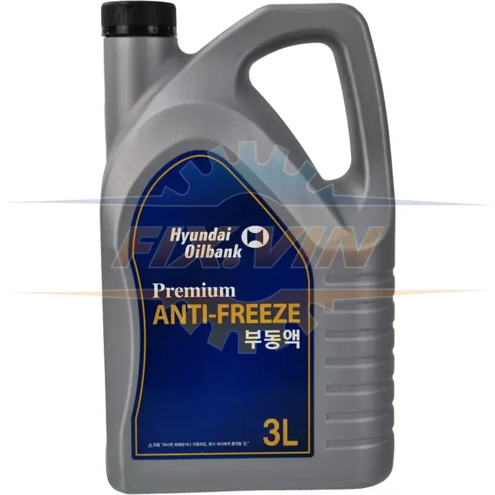 Антифриз HYUNDAI Long Life Coolant 3л зелений концентрат HYUNDAI XTEER 2030001 (фото 1)