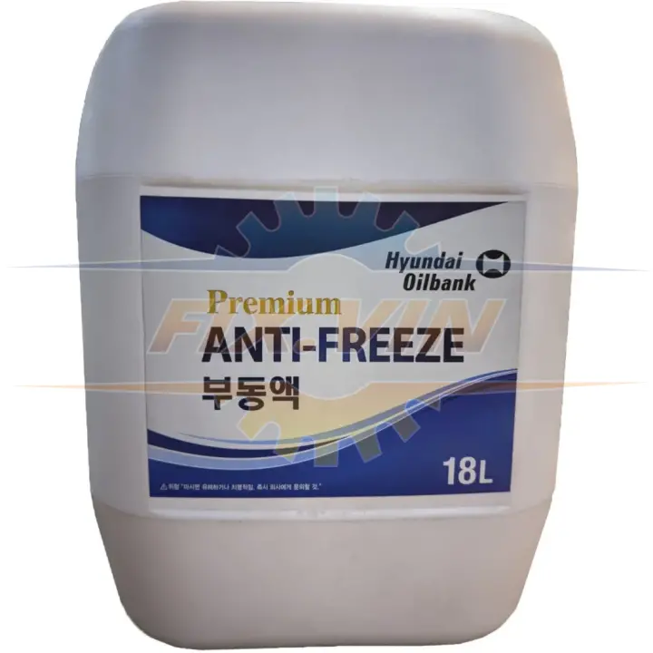 Антифриз HYUNDAI Long Life Coolant 18л зелений концентрат HYUNDAI XTEER 2180001 (фото 1)