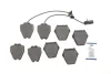 Колодки гальмівні (передні) Audi A4 97-01/A6 97-05/VW Passat B5 00-05/Phaeton 02-08 (+датчики) ICER 181571 (фото 1)