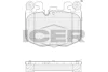 Колодки гальмівні (передні) BMW 3 (G20/G80/G28)/5 (G30/F90)/7 (G11/G12) 16- B47/B48/B57/B58 ICER 182503 (фото 1)