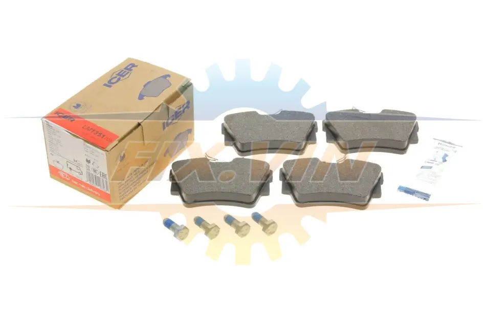 Колодки гальмівні (задні) Renault Trafic/Opel Vivaro/Nissan Primastar/Interstar 01-/NV300 16- ICER LM1351-700 (фото 1)