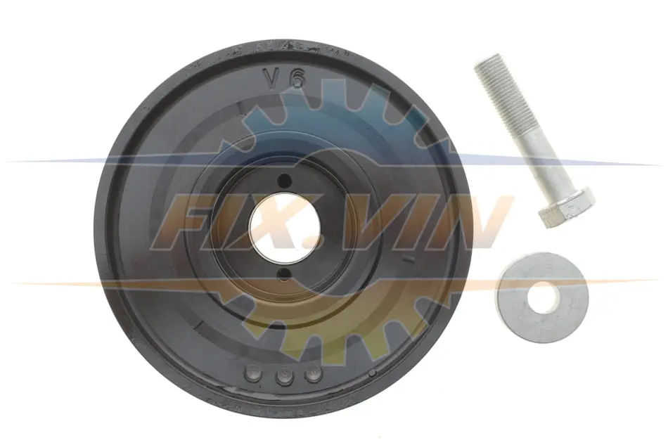 Шків колінвалу + шків генератора Citroen Berlingo/Jumpy/Peugeot Expert 1.9D/2.0HDI 98- (6PK) (з болтами) IJS GROUP 17-1085SET (фото 1)