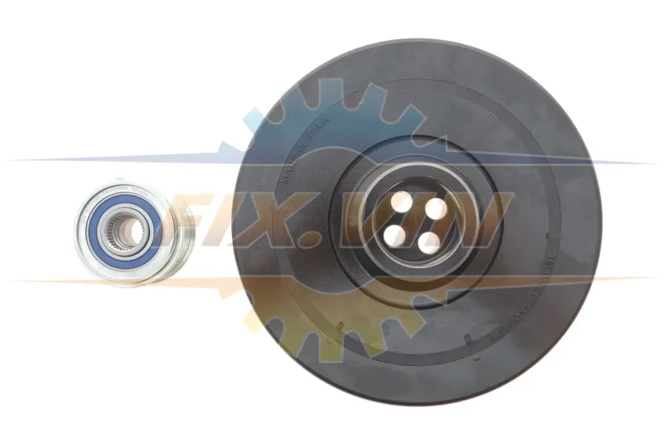 Шків колінвалу + шків генератора BMW X3 (F25)/X5 (F15/F85)/X6 (F16/F86) 13-19 N57 D30A IJS GROUP 17-1139KIT (фото 1)