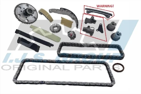 Комплект ланцюга ГРМ (нижній) Nissan Navara (D40) 2.5dCi 07.05-/Замінений на 559 1859 20 IJS GROUP 40-1147FK