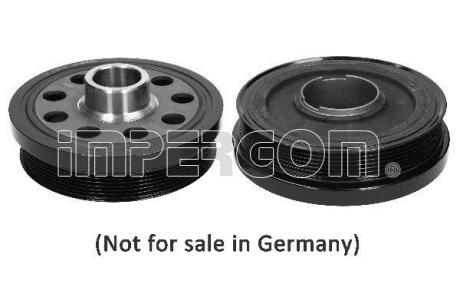 Шків колінвалу BMW 1/3/X1/X3 2.0D 04- (6PK) IMPERGOM 10309