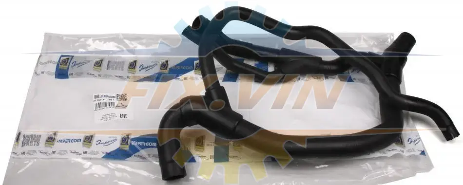 Патрубок системи охолодження Renault Kangoo 1.9D 97- (нижній/к-кт в зборі) IMPERGOM 223181 (фото 1)