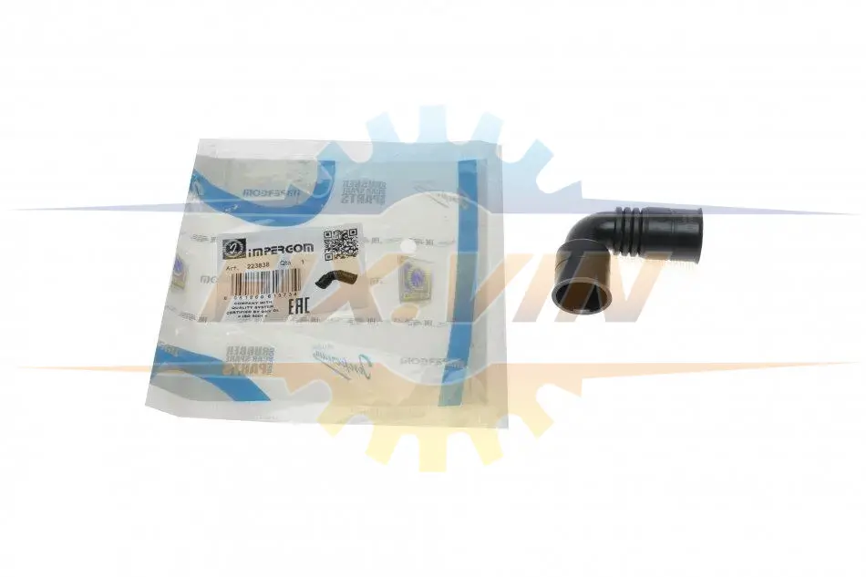 Патрубок вентиляції картера Skoda Octavia/VW Caddy II/Golf IV 1.9D/SDI 95-06 IMPERGOM 223838 (фото 1)
