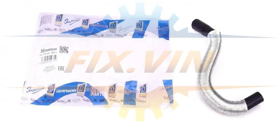 Патрубок радіатора пічки Ford Connect 1.8TDCi 02-13 (з захистом) IMPERGOM 224129 (фото 1)