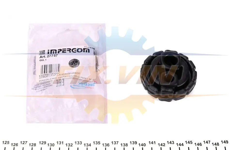 Гумка глушника Fiat Scudo/Peugeot Expert -06 IMPERGOM 27757 (фото 1)
