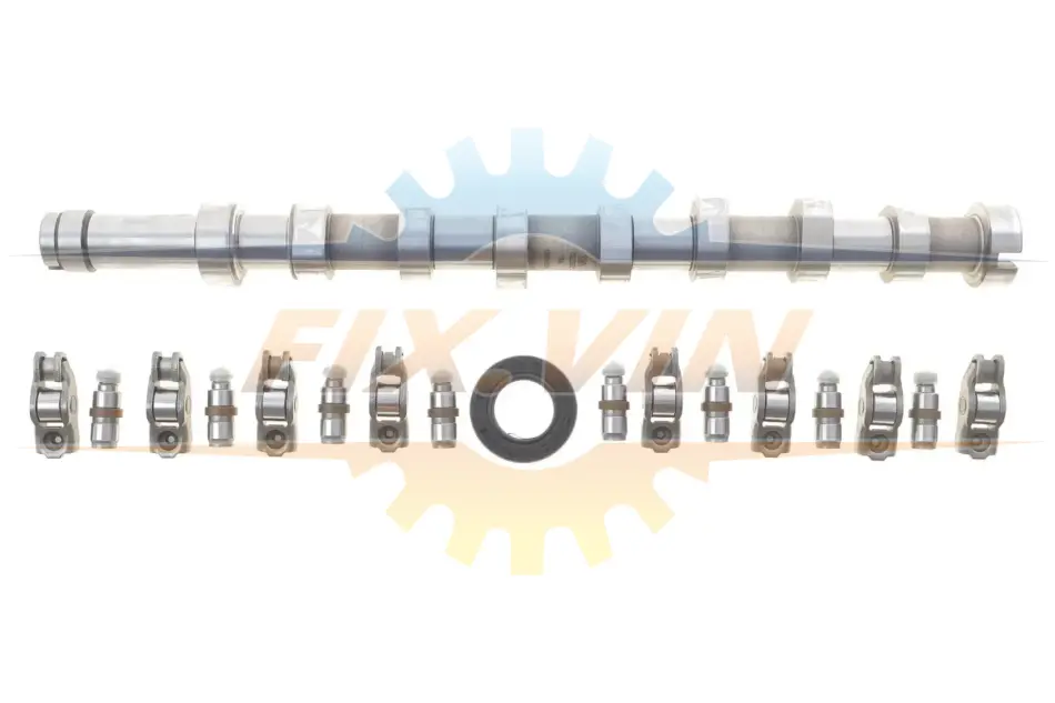 Комплект валу розподільчого з рокерами та компенсаторами FORD/PSA 1.5/1.6 TDCi DV6 (вир-во) Містить частини... Штовхач клапана, 420 0086 10 8шт Балансир, система керування двигуном, 422 0018 10 8шт Кулачковий вал, 428 0183 10 Ущільнювальне кі INA 428 0056 30 (фото 1)