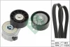 Комплект ременя генератора Iveco Daily 2.3 JTD 02-, (4EPK903 + 7PK1325) INA 529 0386 10 (фото 2)