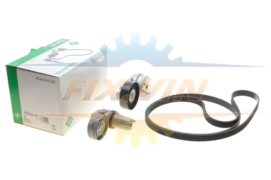 Комплект ременя генератора Land Rover Discovery/Range Rover Sport I 2.7D/3.0D 04-18 (6PK2100) INA 529 0422 10 (фото 1)