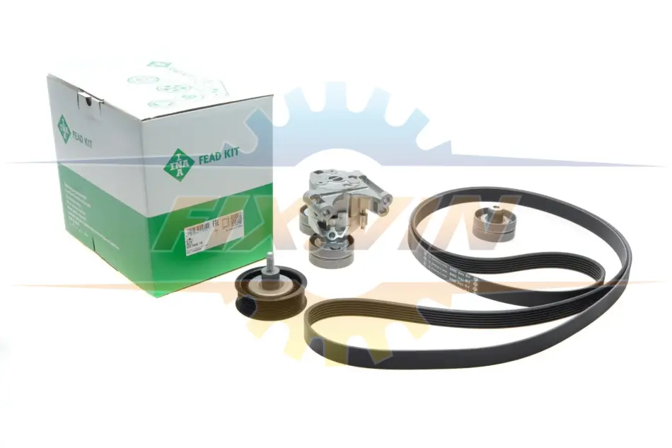 Комплект ременя генератора Ford Transit 2.2 TDCi 11- (7PK2968) INA 529 0442 10 (фото 1)