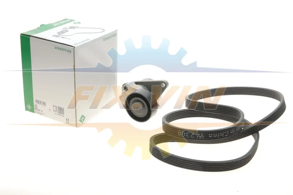 Комплект ременя генератора Volvo C70/S60/S70/S80/XC90 2.0T/2.4D/3.0T6 98-14 (6DPK1825) INA 529 0557 10 (фото 1)