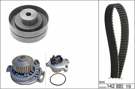 Комплект ГРМ + помпа Audi 100/200/80/90 2.0-2.3 -96 INA 530 0156 30