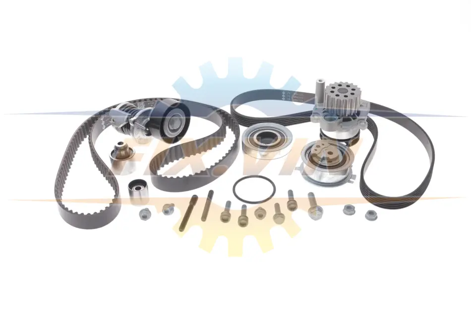 Комплект ГРМ + помпа + к-кт рем. генератора VW Caddy 1.6TDI-2.0TDI 09-15/ VW Crafter 2.0TDI 11-16 INA 530 0550 50 (фото 1)